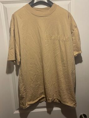 ESSENTIALS fear of god ss23 sand size xxl
